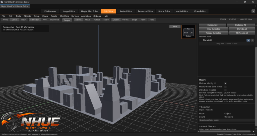 NHUE’s 3D Editor Gets a Major Modeling Upgrade