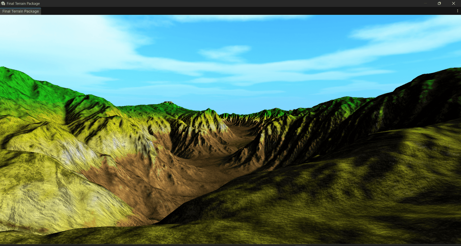 NHUE FTP terrain canyon screenshot