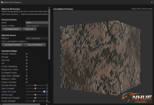 NHUE image editing screenshot