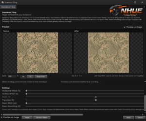 NHUE image editor material screenshot